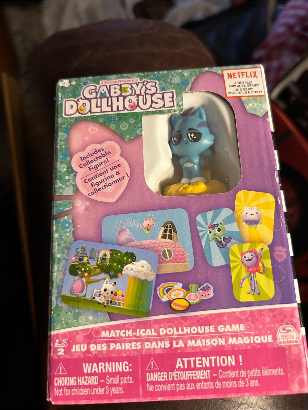 New in Box 
Gabby’s Dollhouse  GAME with Blue Figure